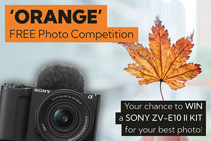 Your chance to win a Sony ZV-E10 II in our ‘Orange’ Photo Competition