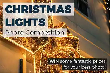 Win some fantastic prizes in our ‘Christmas Lights’ photo competition