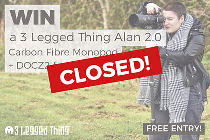 WIN a 3 Legged Thing Alan 2.0 Monopod Kit