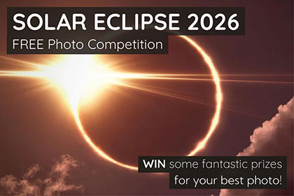 Win some fantastic prizes in our ‘Solar Eclipse’ photo competition