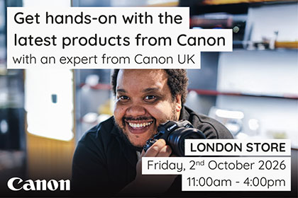 Get hands on with Canon in London