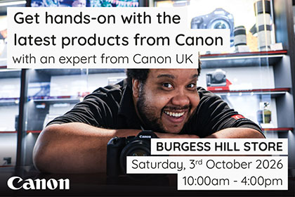 Get hands on with Canon in Burgess Hill