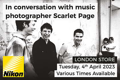 In conversation with music photographer Scarlet Page