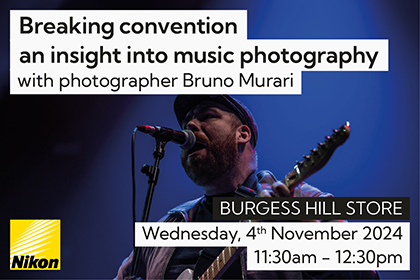 Breaking convention, an insight into music photography