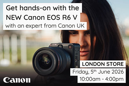 Get hands-on with the Canon EOS R6 V in London