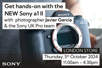 Get hands-on with the NEW Sony a1 II in London