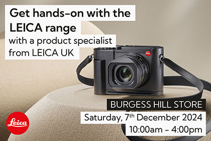 Get hands-on with the Leica range in Burgess Hill