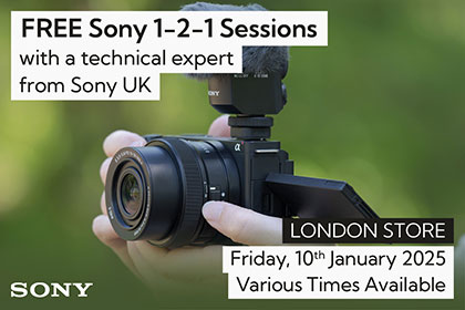 Free instore 1-2-1 sessions with Sony UK: London