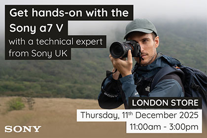 Get hands-on with the Sony a7 V in London