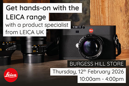 Get hands-on with the Leica range in Burgess Hill