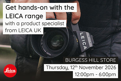 Get hands-on with the Leica range in Burgess Hill