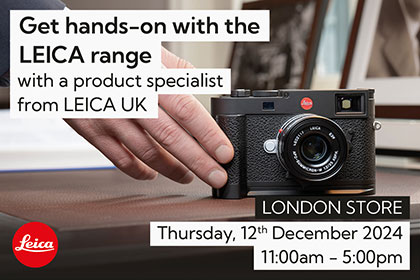 Get hands-on with the Leica range in London