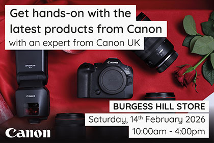 Get hands on with Canon in Burgess Hill