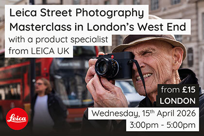 Leica Street Photography Masterclass in London’s West End