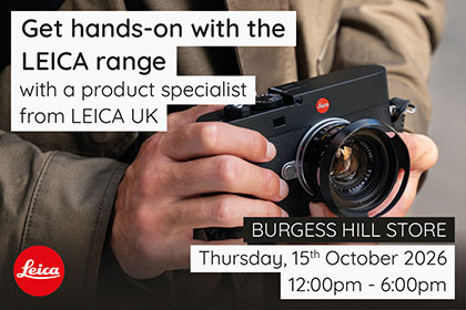 Get hands-on with the Leica range in Burgess Hill
