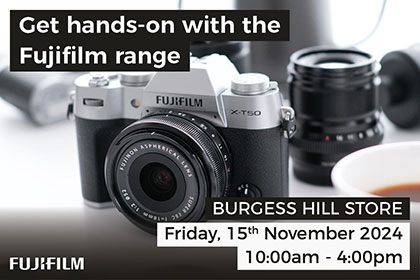 Get hands on with Fujifilm in Burgess Hill