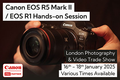 Canon EOS R5 Mark II / EOS R1 Hands-on Session -  London Photography & Video Trade Show 2025