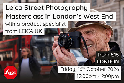 Leica Street Photography Masterclass in London’s West End