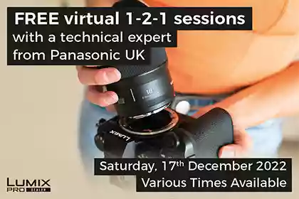 Virtual 1-2-1 sessions with an expert from Panasonic UK