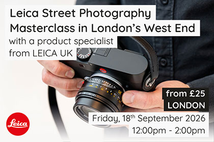 Leica Street Photography Masterclass in London’s West End