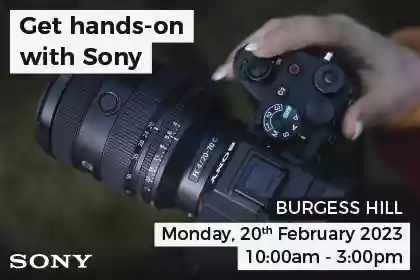 Get hands on with Sony in Burgess Hill