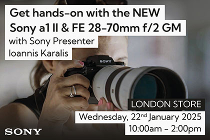 Get hands-on with the NEW Sony a1 II in Burgess Hill