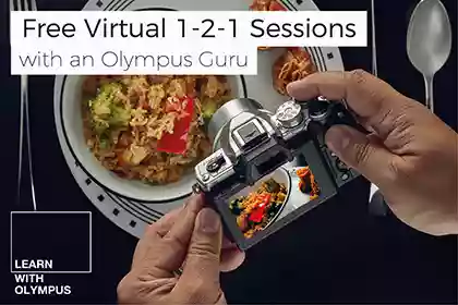 Free Virtual 1-2-1 Sessions with an Olympus Guru