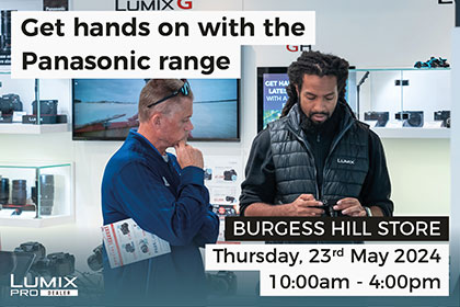 Get hands on with Panasonic in Burgess Hill
