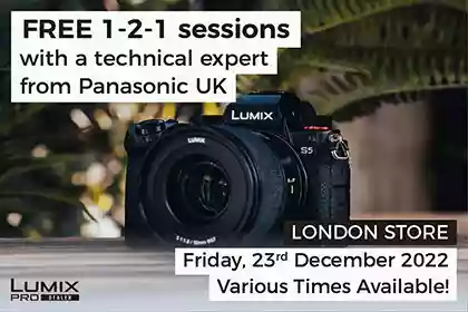 FREE in-store 1-2-1 sessions with Panasonic: London
