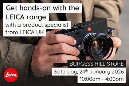 Get hands-on with the Leica range in Burgess Hill