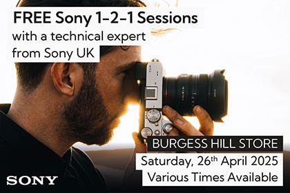 Free instore 1-2-1 sessions with Sony UK: Burgess Hill