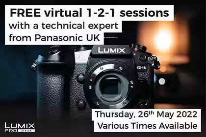 Virtual 1-2-1 sessions with an expert from Panasonic UK