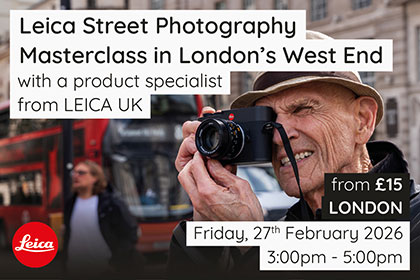 Leica Street Photography Masterclass in London’s West End