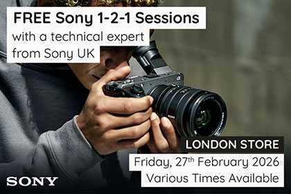 Free instore 1-2-1 sessions with Sony UK: London