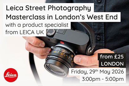 Leica Street Photography Masterclass in London’s West End