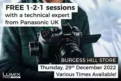 FREE in-store 1-2-1 sessions with Panasonic: Burgess Hill