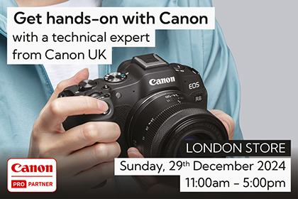 Get hands on with Canon in London