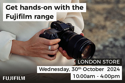 Get hands on with Fujifilm in London