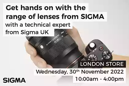 Get hands-on with the range of lenses from SIGMA: London