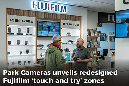 Park Cameras unveils redesigned Fujifilm touch and try zones
