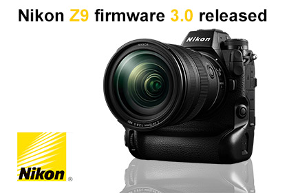 Nikon Z9 firmware update 3 released