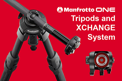 Manfrotto ONE Tripods and XCHANGE System