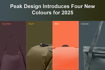 Peak Design Introduces Four New Colours