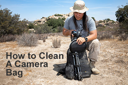 How to Clean A Camera Bag