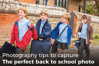 Photography tips to capture the perfect back to school photo