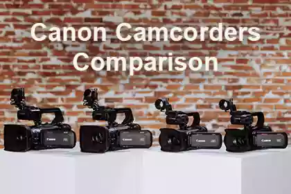 New Canon Camcorder Comparison
