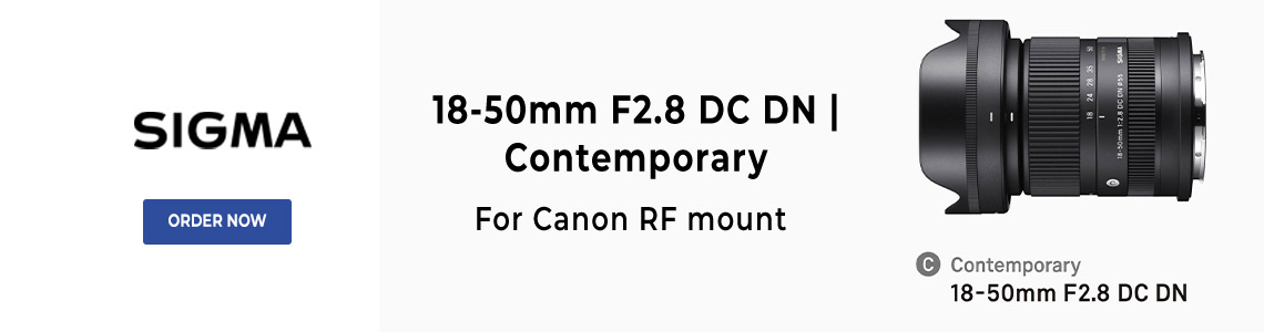 Sigma 18-50mm f/2.8 DC DN Contemporary Lens for Canon RF Mount