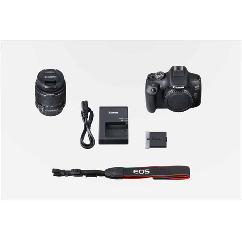 Canon EOS 2000D With EF-S 18-55mm IS II Kit | Park Cameras