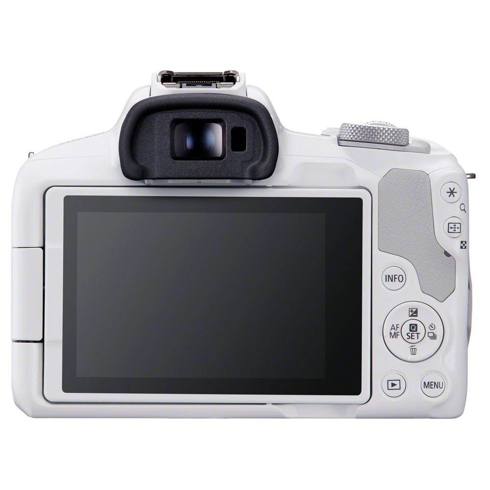 Canon EOS R50 White with RF-S 18-45mm Kit | Park Cameras