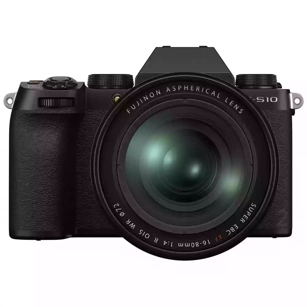 Fujifilm X-S10 Camera With Fujinon XF 16-80mm f/4 R OIS WR Lens Kit